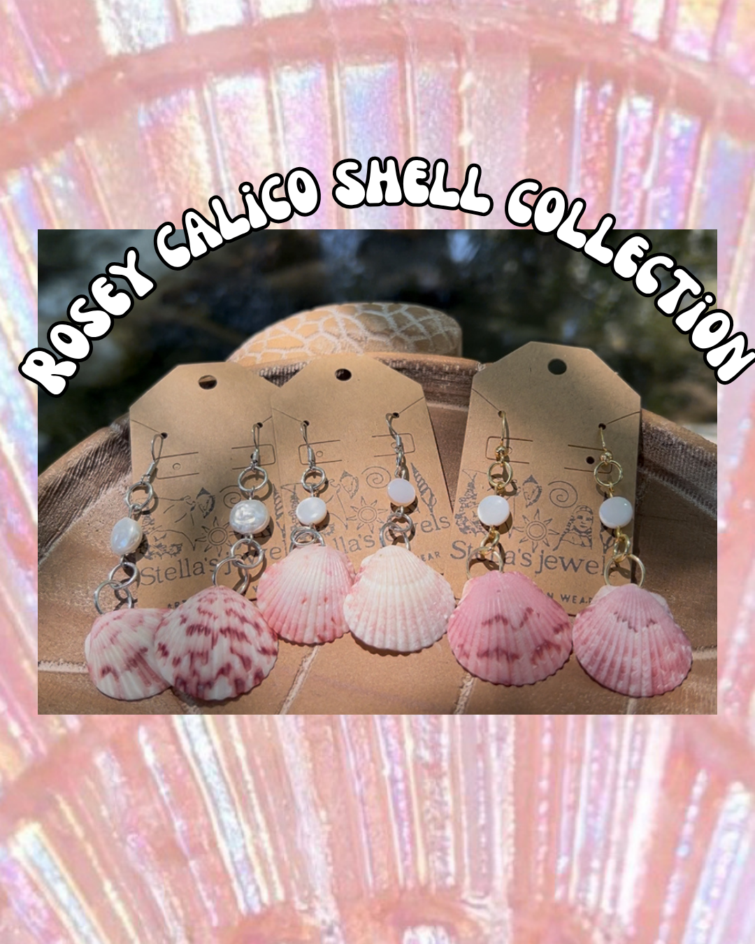 Rosey calico shell collection