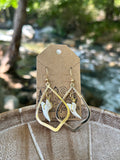 Gold Shark tooth tears