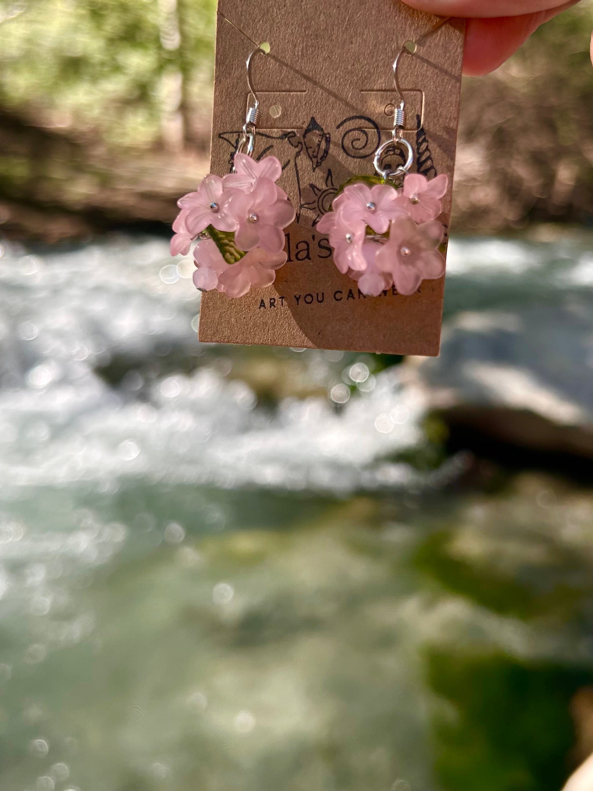 Azalea bloom earrings
