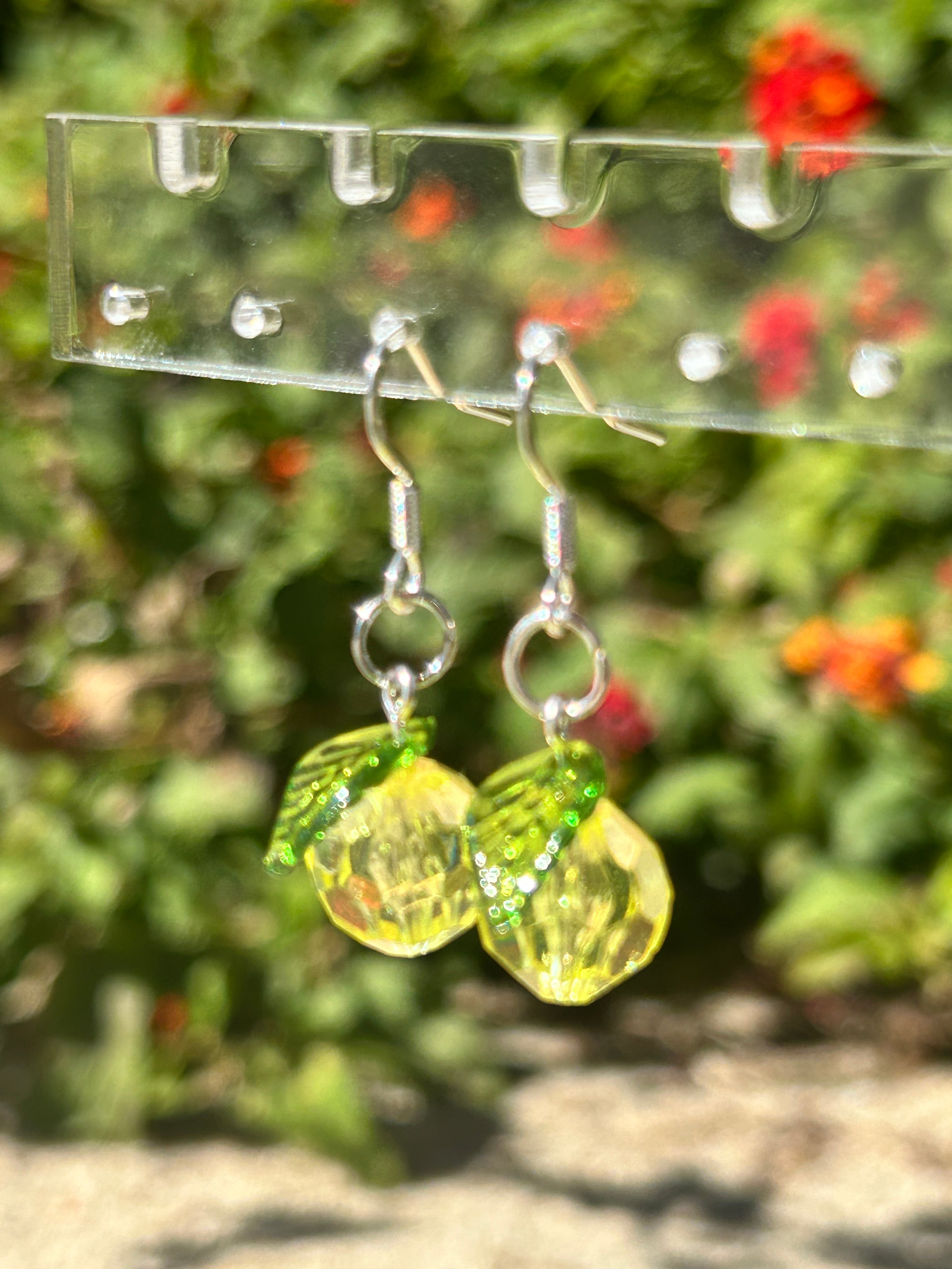 Lemon drop earrings