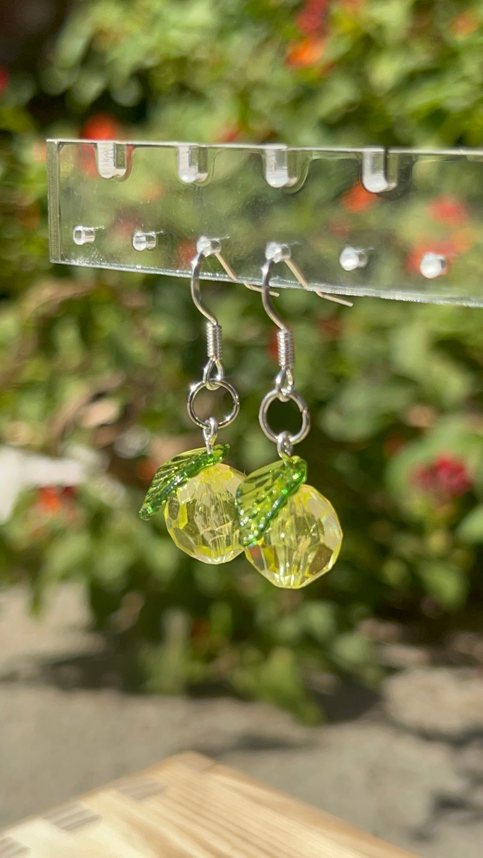 Lemon drop earrings