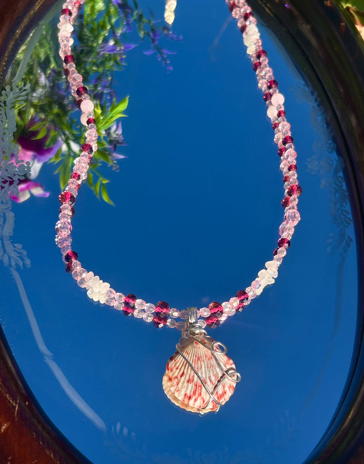 Saltwater Rosé necklace