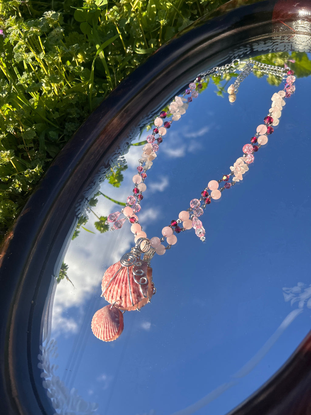 Rosewater necklace