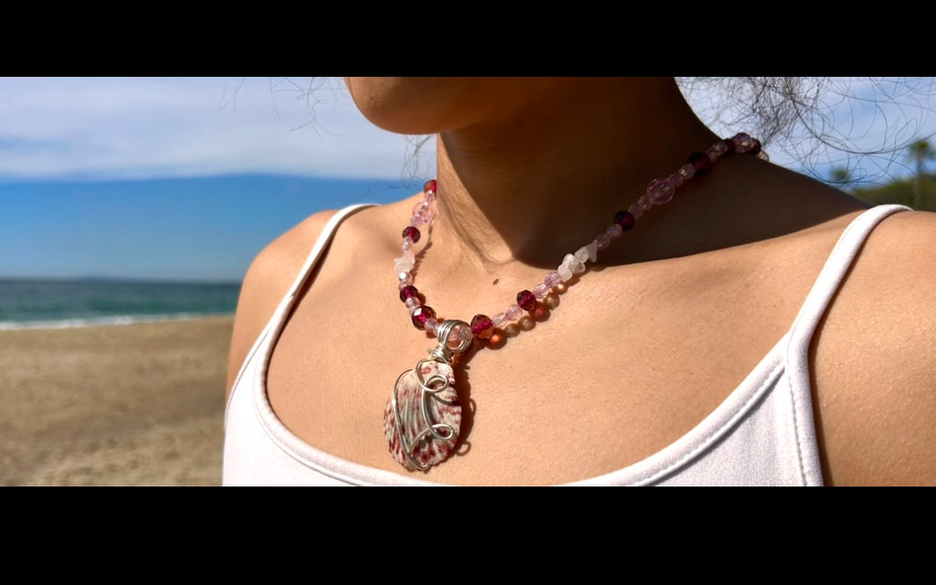 Saltwater Rosé necklace