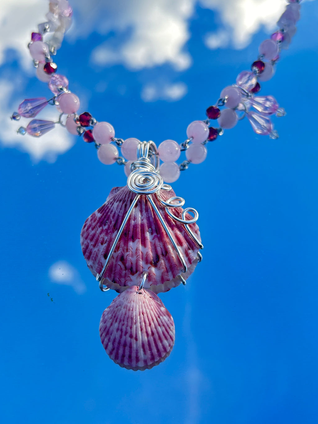 Rosewater necklace